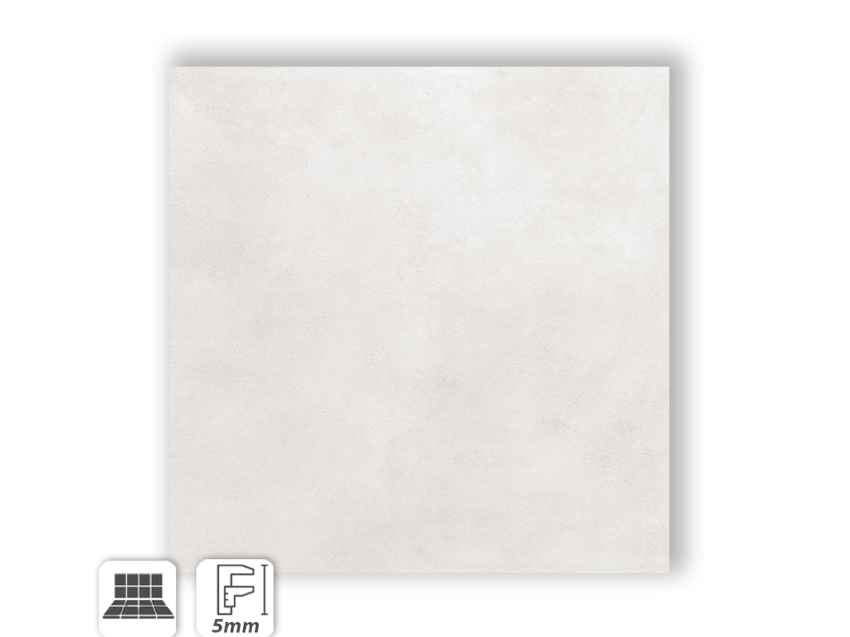 Lastra Piastrella Canossa 50 x 50 x 2,5 Bianco/Giallo Liscio per