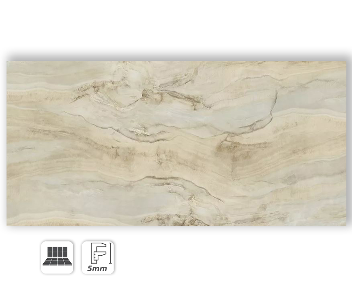 ONICE ORO I NATURALI 162X324 - GRES SOTTILE EFFETTO ONICE ORO LUCIDO 