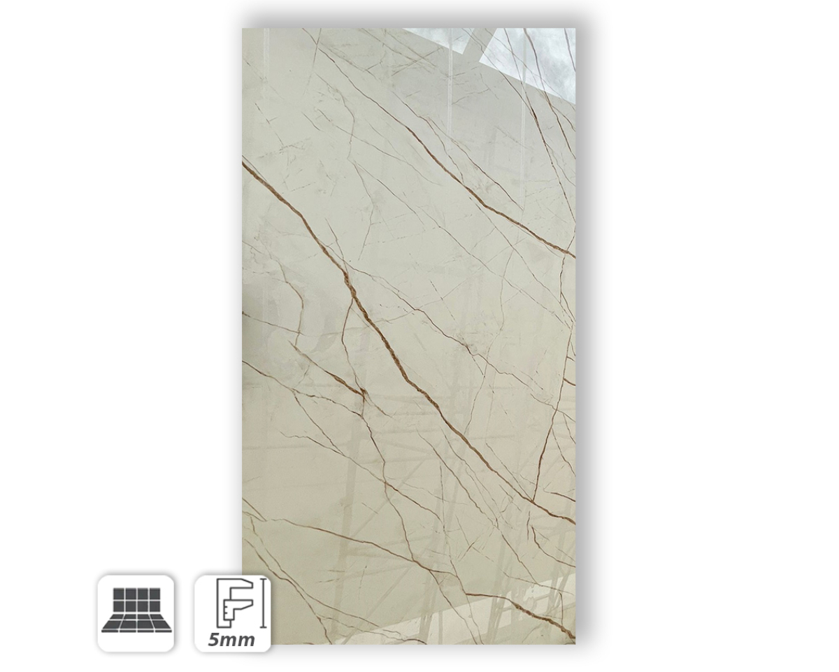 STATUARIO ORO LUCIDO I NATURALI 81X162 GRES SOTTILE