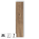 GRES PORCELLANATO EFFETTO LEGNO GREZZO NOCE ANTISCIVOLO 30X120 - EPNT273