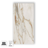 ABK SENSI SIGNORIA CALACATTA VENA ORO LUX 60x120 - GRES PORCELLANATO EFFETTO MARMO CALACATTA LUCIDO