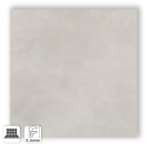 CALCE GRIGIO 81x81 - PIASTRELLA GRES PORCELLANATO SOTTILE 5.5 MM EFFETTO RESINA