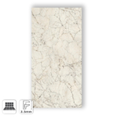 FUSION WHITE  50X100 - PIASTRELLA GRES PORCELLANATO SOTTILE 3 MM EFFETTO MARMO BIANCO